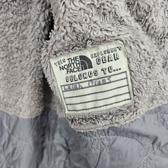 The North Face Jacket Girls XL 18 Puffer Green Teal Full Zip Pullover Hoodie - Picture 4 of 11